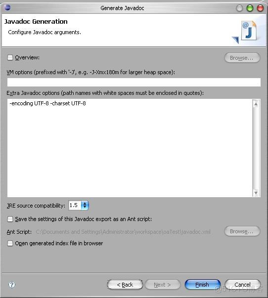 解决Eclipse导出javadoc乱码问题_eclipse