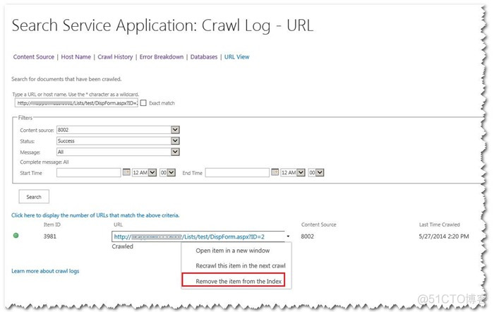 SharePoint 2013 手动删除爬网项目_搜索_06