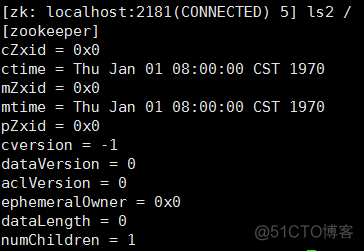 Zookeeper常用操作命令 ls，ls2，get和stat_客户端_03