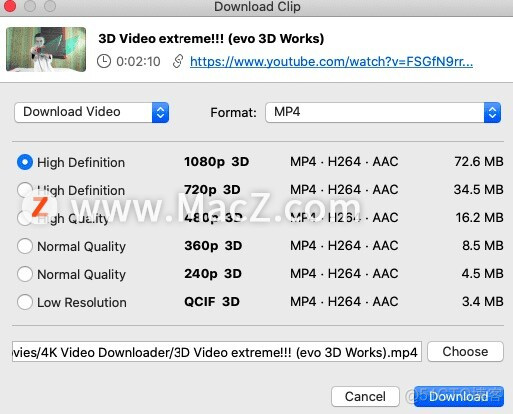 如何使用4K Video Downloader下载3D视频？_下载3D视频