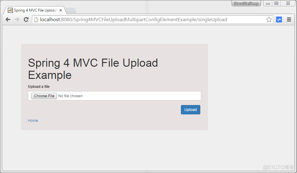 Spring MVC 4使用Servlet 3 MultiPartConfigElement实现文件上传（带源码）_带源码_02