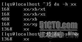 linux下使用 du查看某个文件或目录占用磁盘空间的大小_硬链接_02