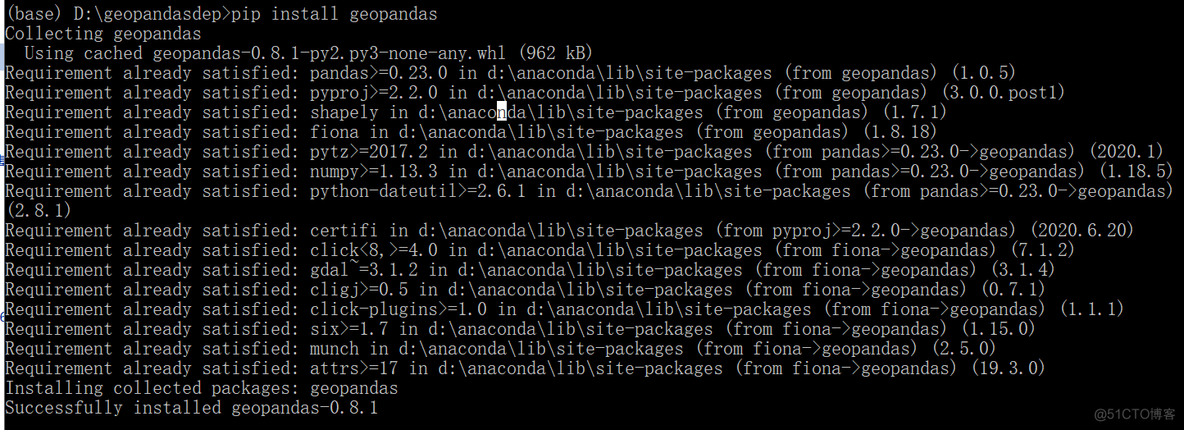 geopandas安装踩坑_python_07