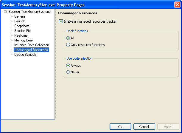 用 .NET Memory Profiler 跟踪.net 应用内存使用情况--基本应用篇(转)_非托管_12