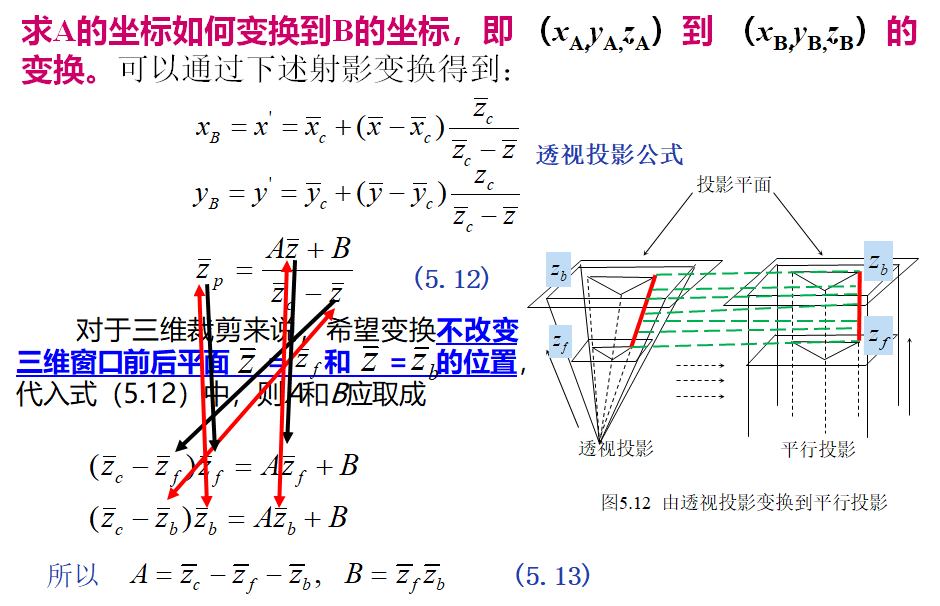 计算机图形学——投影_投影中心_17