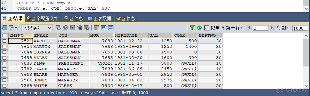 暑假MySQL练习作业_升序_13