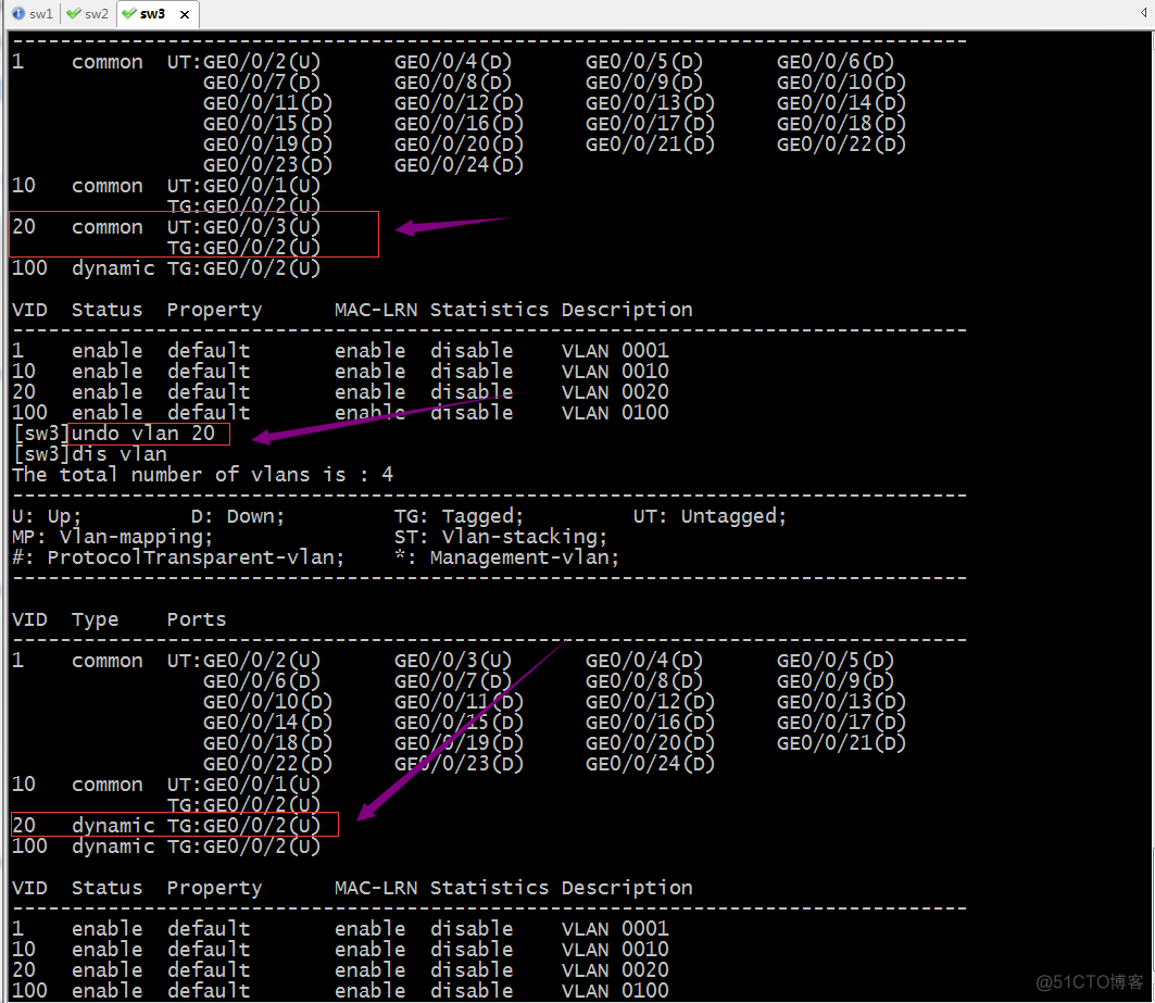 HCNA Routing&Switching之GVRP_GVRP单向注销_29