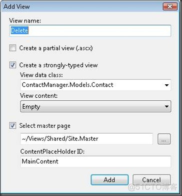 [翻译-ASP.NET MVC]Contact Manager开发之旅之迭代1 - 创建Contact Manager应用_html_22