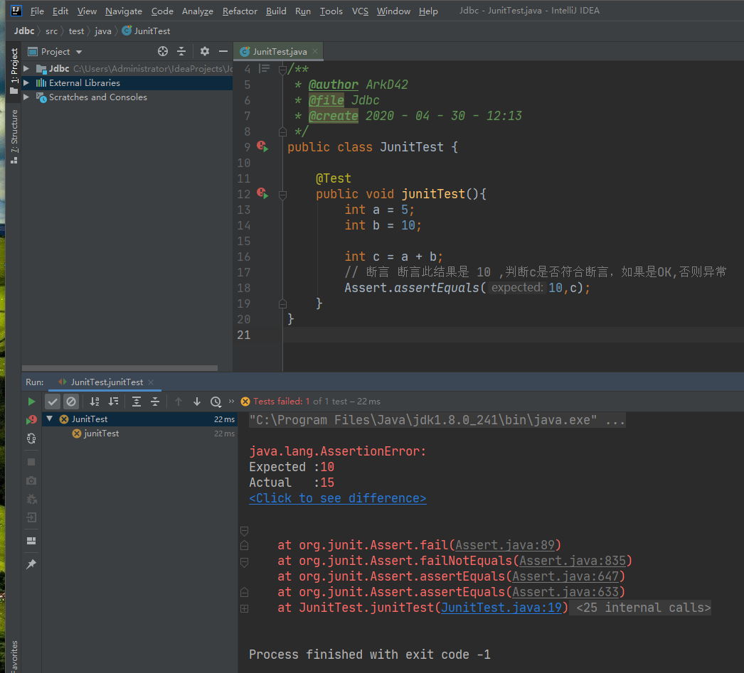 【Java】Junit单元测试_ide_03
