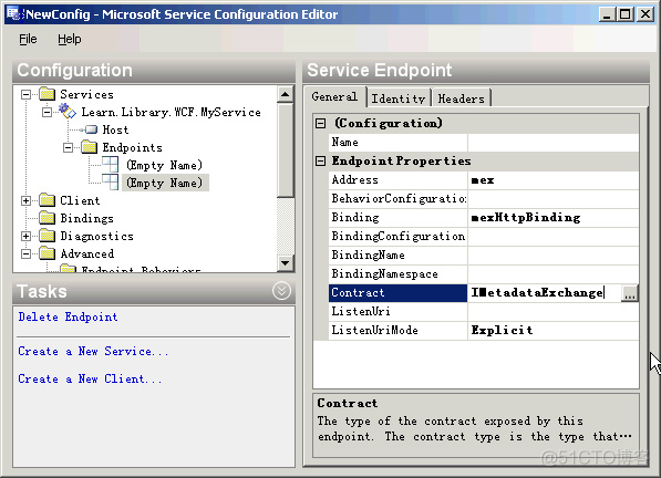 WCF中Service Configuration Editor的使用方法(转)_程序集_16