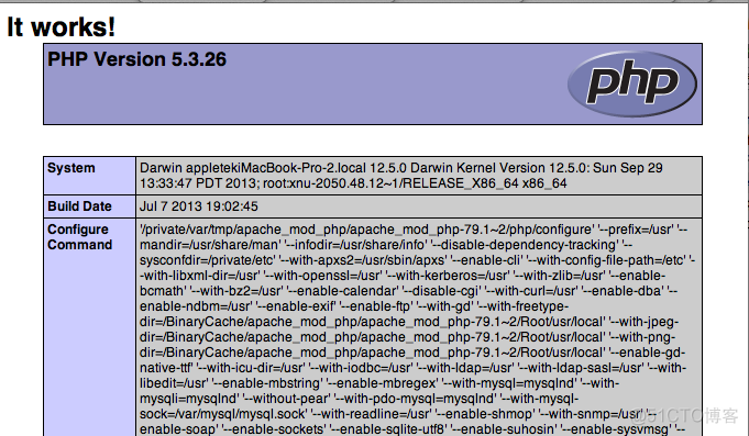 在Mac下配置php开发环境：Apache+php+MySql_mysql_02