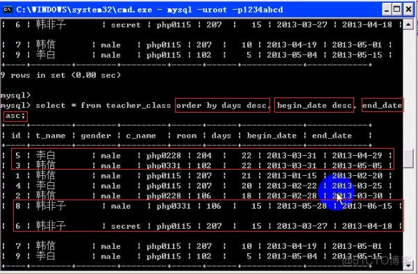 MySQL（13）：Select-order by_数据_06