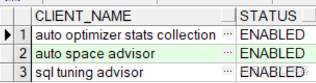 Oracle 11g 自动收集统计信息_执行状态
