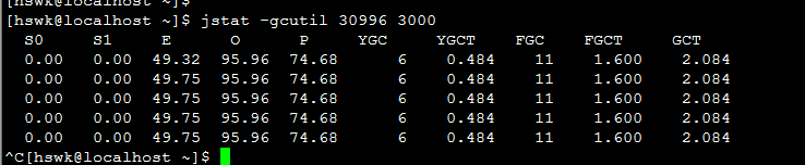 Linux使用jstat命令查看jvm的GC情况_其他_02