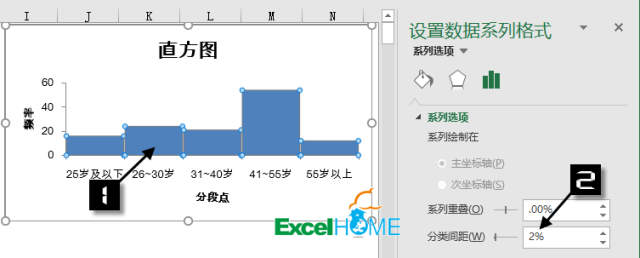 手把手教做Excel直方图_直方图_07