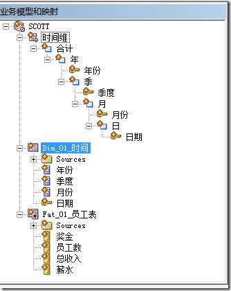 【BIEE】15_时间维度建立_表关联_32