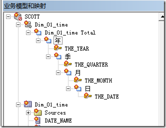 【BIEE】15_时间维度建立_拖拽_25