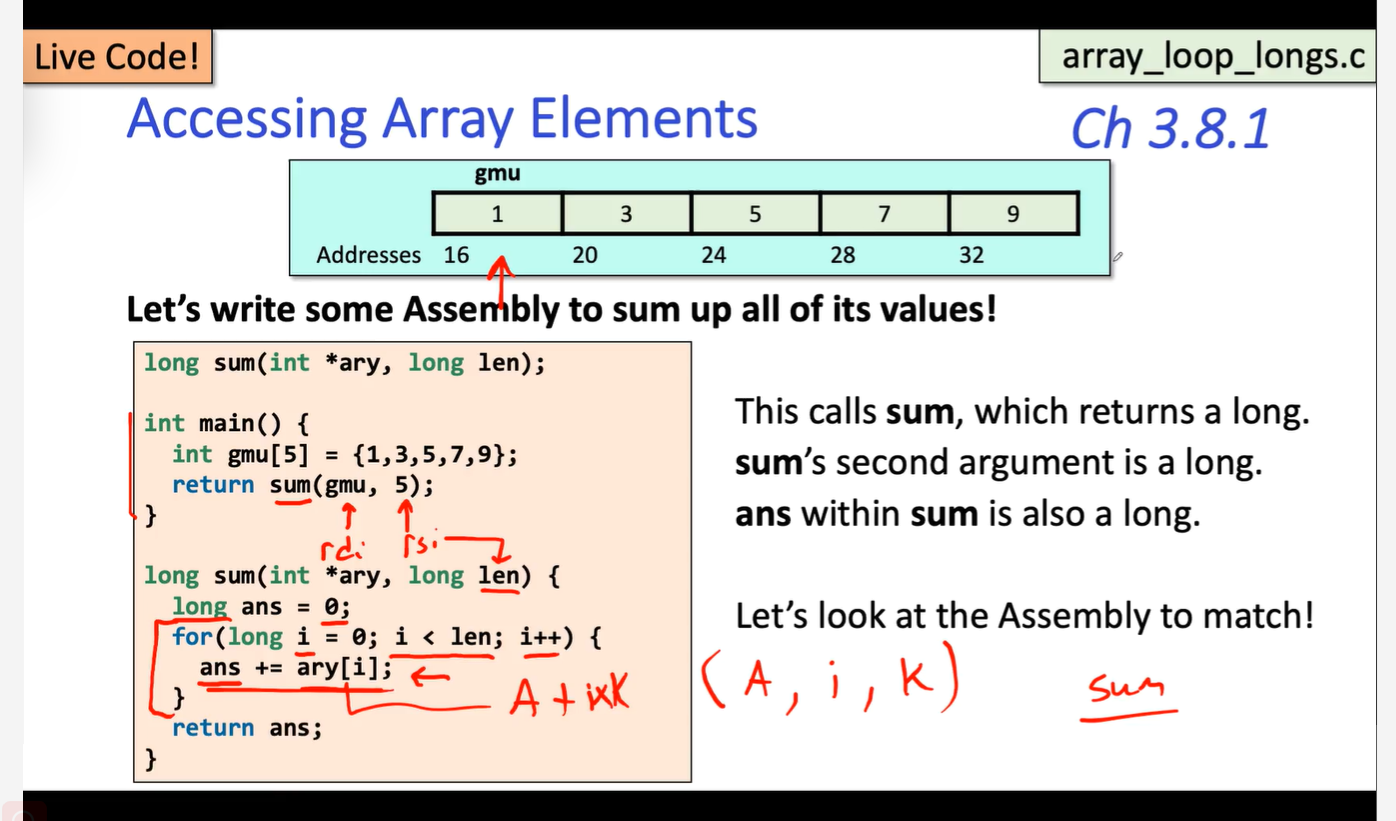 System 8-2: One-Dimensional Array Livecode_Endian