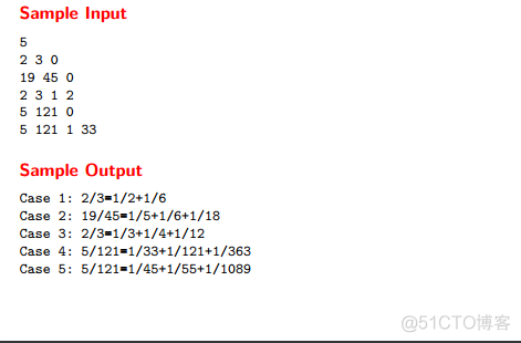 uva12558 Egyptian Fractions (HARD version)（迭代深搜）_UVA_02