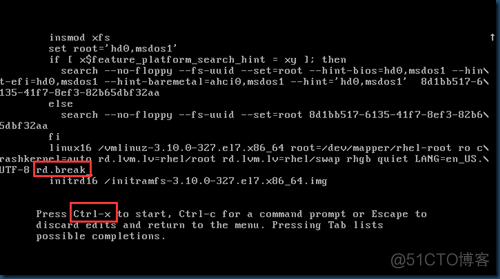 RHEL7重置root密码_系统启动