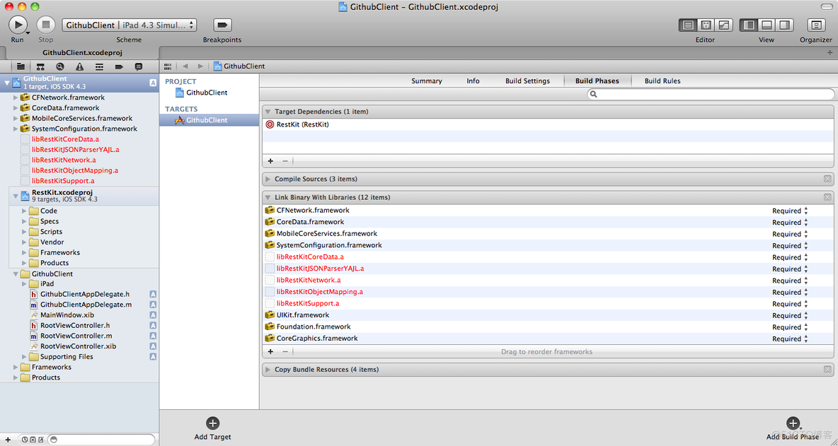 <转>RestKit在iOS项目中的使用，包含xcode配置说明_xml_06