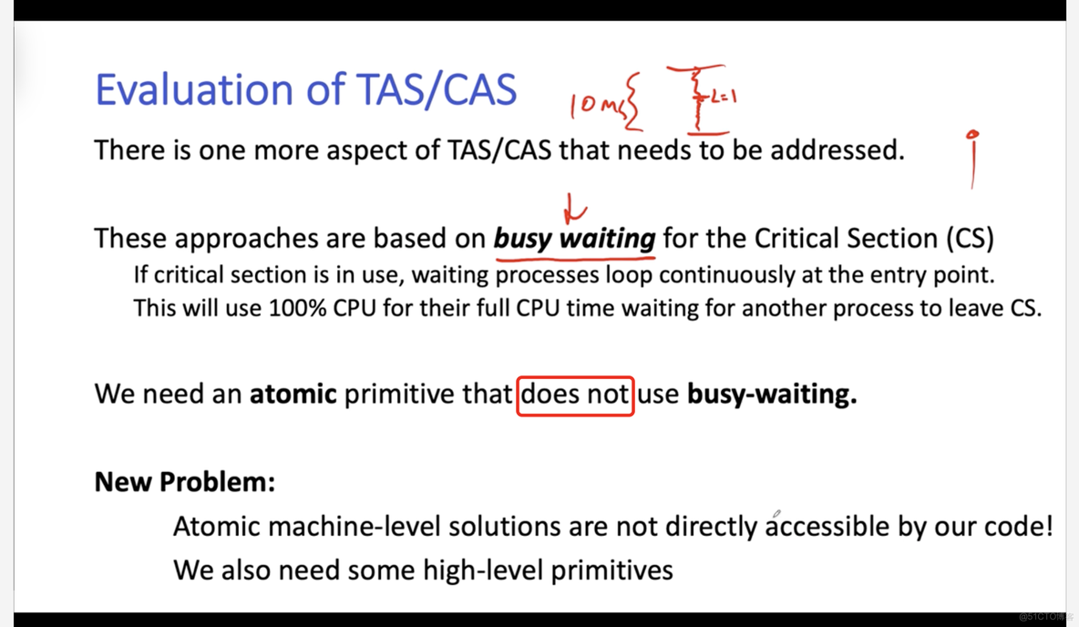 OS L3-3: Hardware Solutions (TAS,CAS)_OS_10