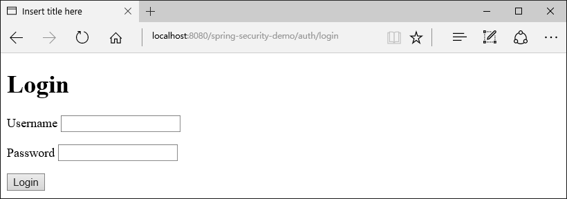 Spring Security入门Demo_xml_07