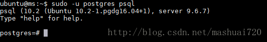 ubuntu 16.04 安装 PostgreSQL-9.6 及用pgadmin4连接测试_sql_02