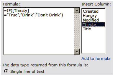 SharePoint 2010 At Work--Taming the Elusive Calculated Column：Logic Functions_单选框_07