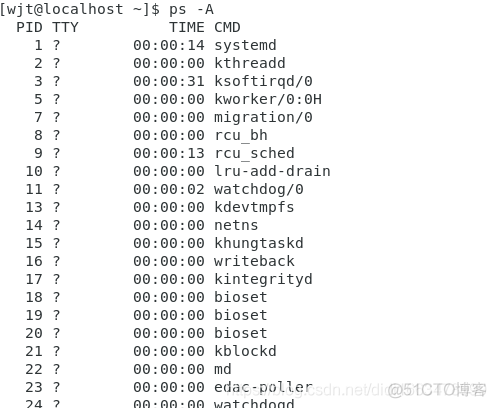 Linux：ps命令详细使用_linux