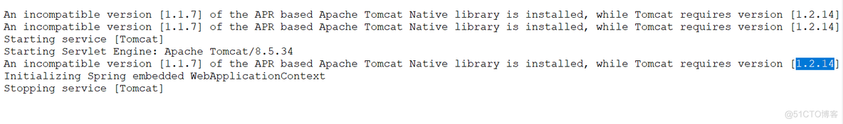 The APR based Apache Tomcat Native library which allows optimal performance in production environments was not found on the java.library.path:_tomcat_02