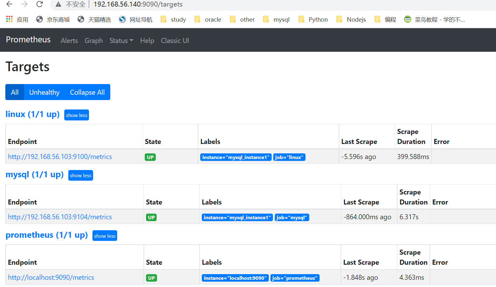 Prometheus MySQL监控+grafana展示_mysql_02