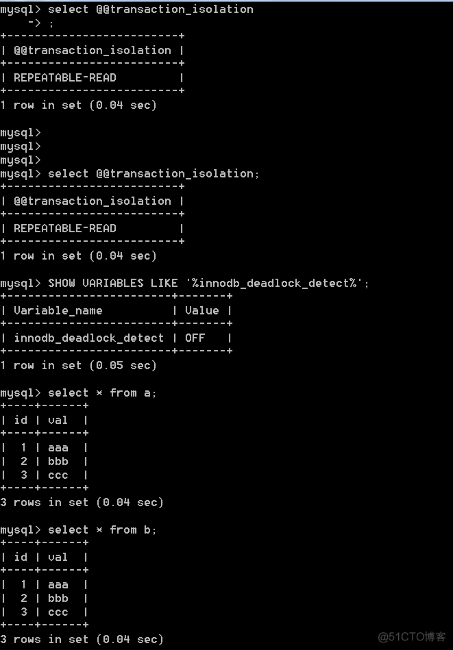 mysql死锁问题分析_隔离级别_13