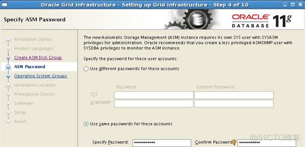 Oracle ASM安装和配置_sed_11