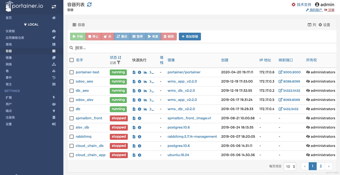 运维笔记--Docker图形化管理软件--Portainer_数据_09