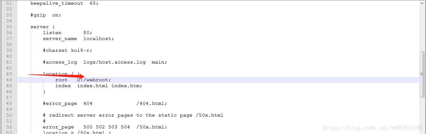 windows下安装以及配置nginx_虚拟主机_05