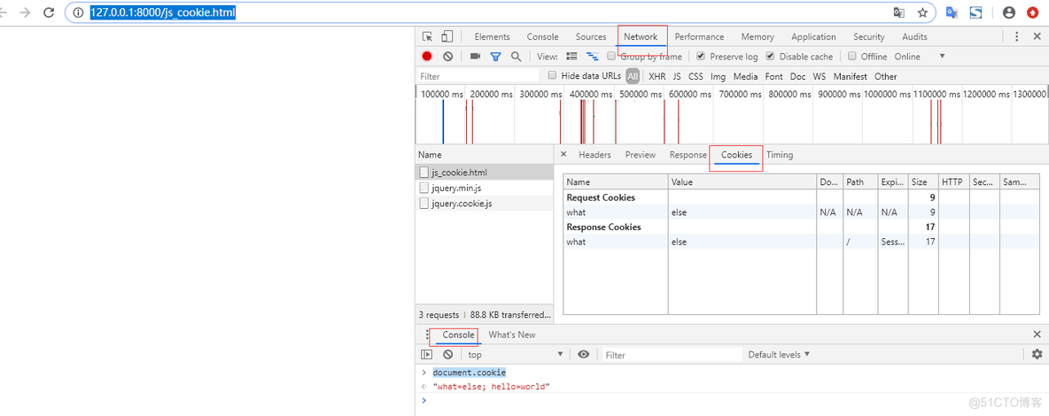 Django 中使用 js 操作 cookies_html