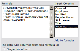 SharePoint 2010 At Work--Taming the Elusive Calculated Column：Logic Functions_单选框_41