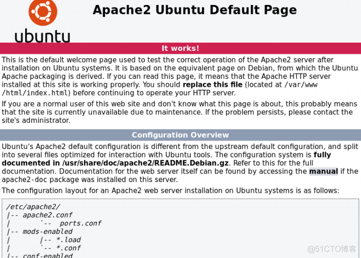 Ubuntu安装httpd（apache）及相关配置文件的作用_html_03