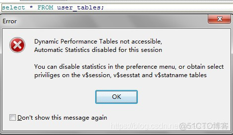 plsql dev中Dynamic Performance Tables not accessible分析解决_c#