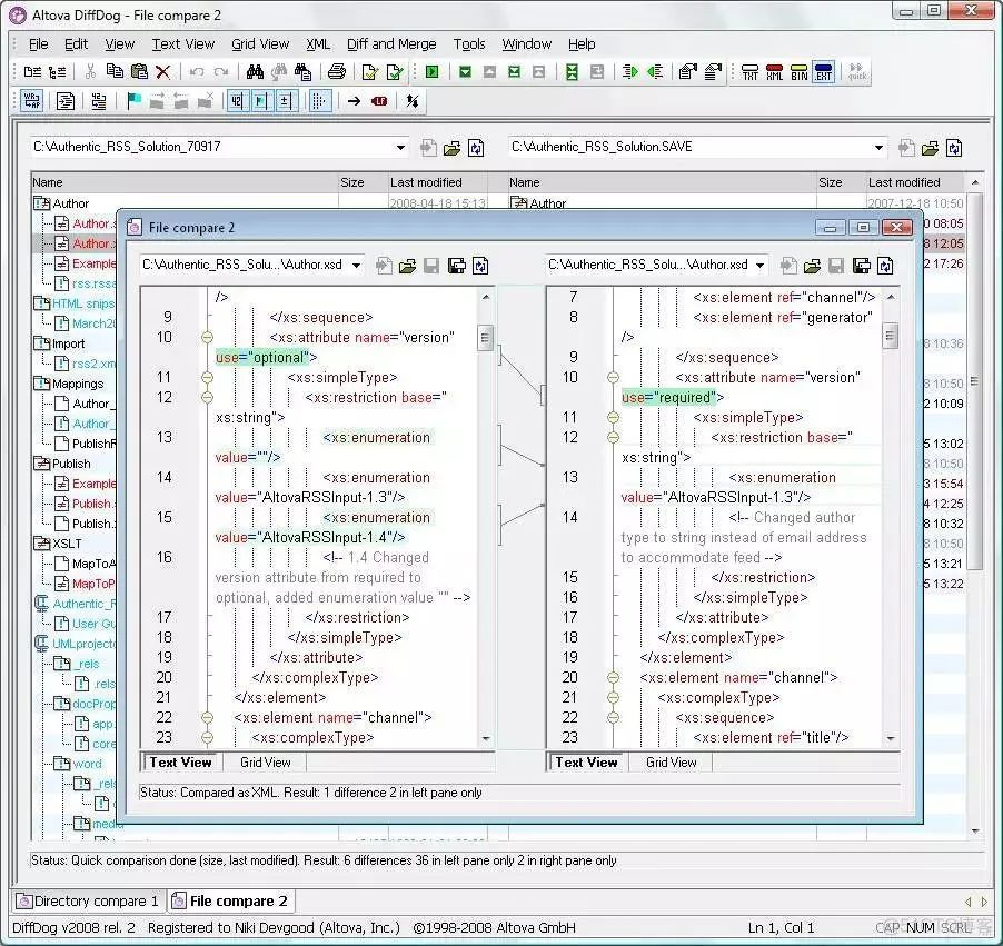 分享几款比较常用的代码比较工具_c++_02