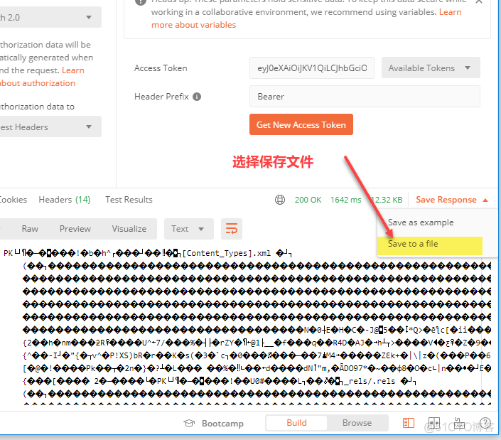 Postman API 获得文件如何保存_保存文件_03