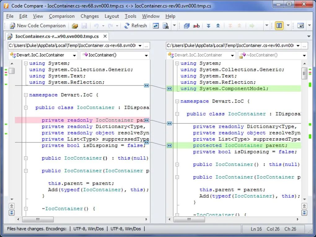 分享几款比较常用的代码比较工具_c++_05