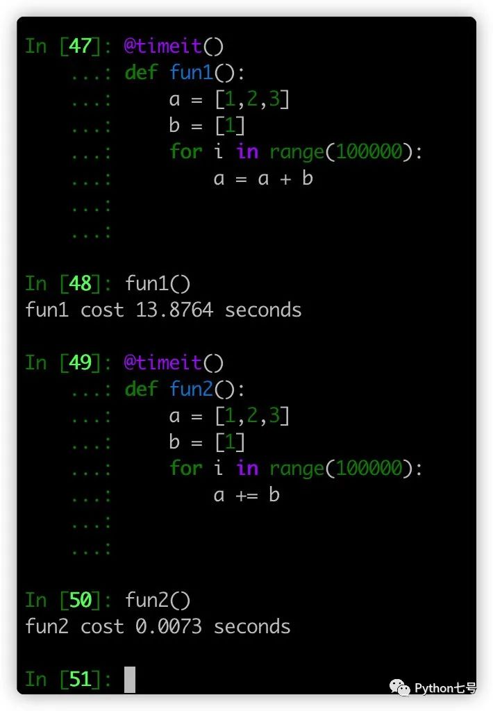 Python 中 a=a+b 与 a+=b 有什么不同？_编程语言