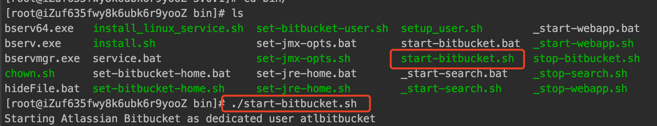 centos 启动Bitbucket服务_java_02