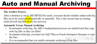 Configuring the Database Archiving Mode_oracle_12