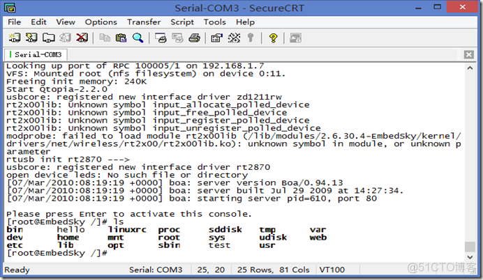 把Linux目录挂载到开发板、设置开发板从NFS启动、取消开发板从NFS启动_网线_24