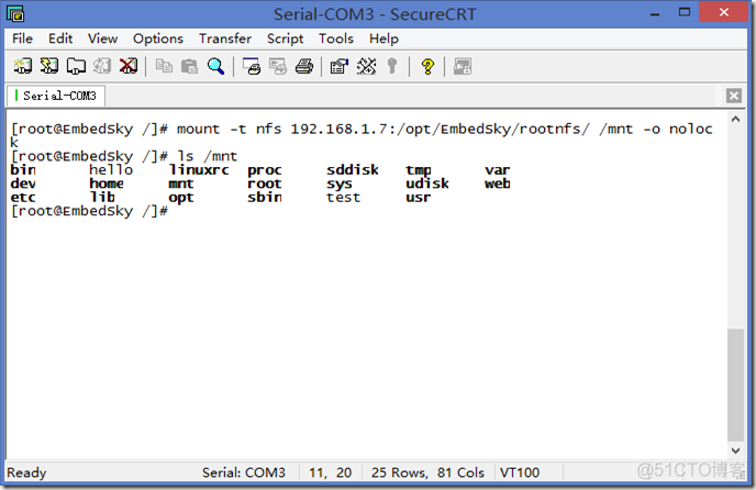 把Linux目录挂载到开发板、设置开发板从NFS启动、取消开发板从NFS启动_linux_18