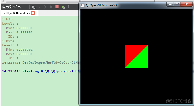 Qt OpenGL 鼠标拾取实现_#pragma