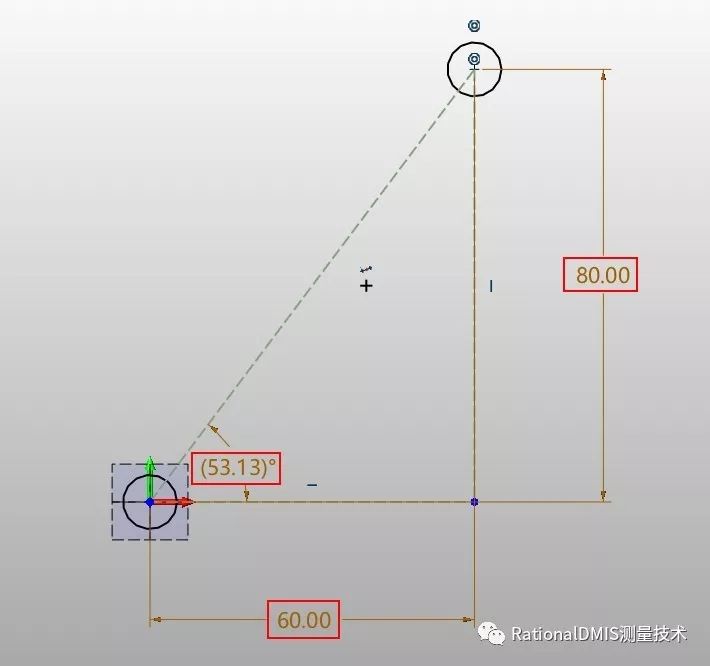 RationalDMIS 7.1自动计算旋转角度（三角函数ATAN2(Y,X)）_旋转角度_11